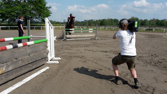 Nachmittags dann Reittraining