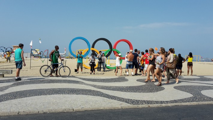 Olympiafeeling an der Copacabana