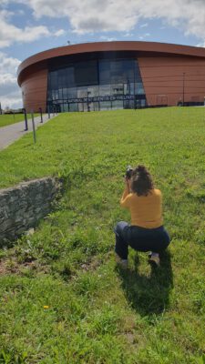 Vor dem Velodrom